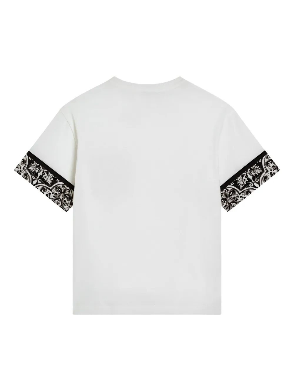 Dolce & Gabbana Kids Katoenen T-shirt Wit