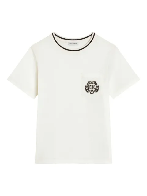Dolce & Gabbana Kids patch-pocket cotton T-shirt