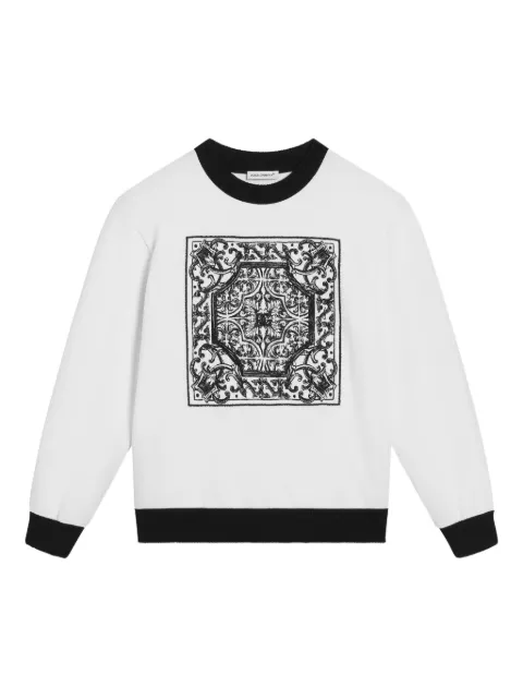 Dolce & Gabbana Kids graphic-print sweatshirt