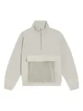 Dolce & Gabbana Kids half-zip panelled sweatshirt - Neutrals