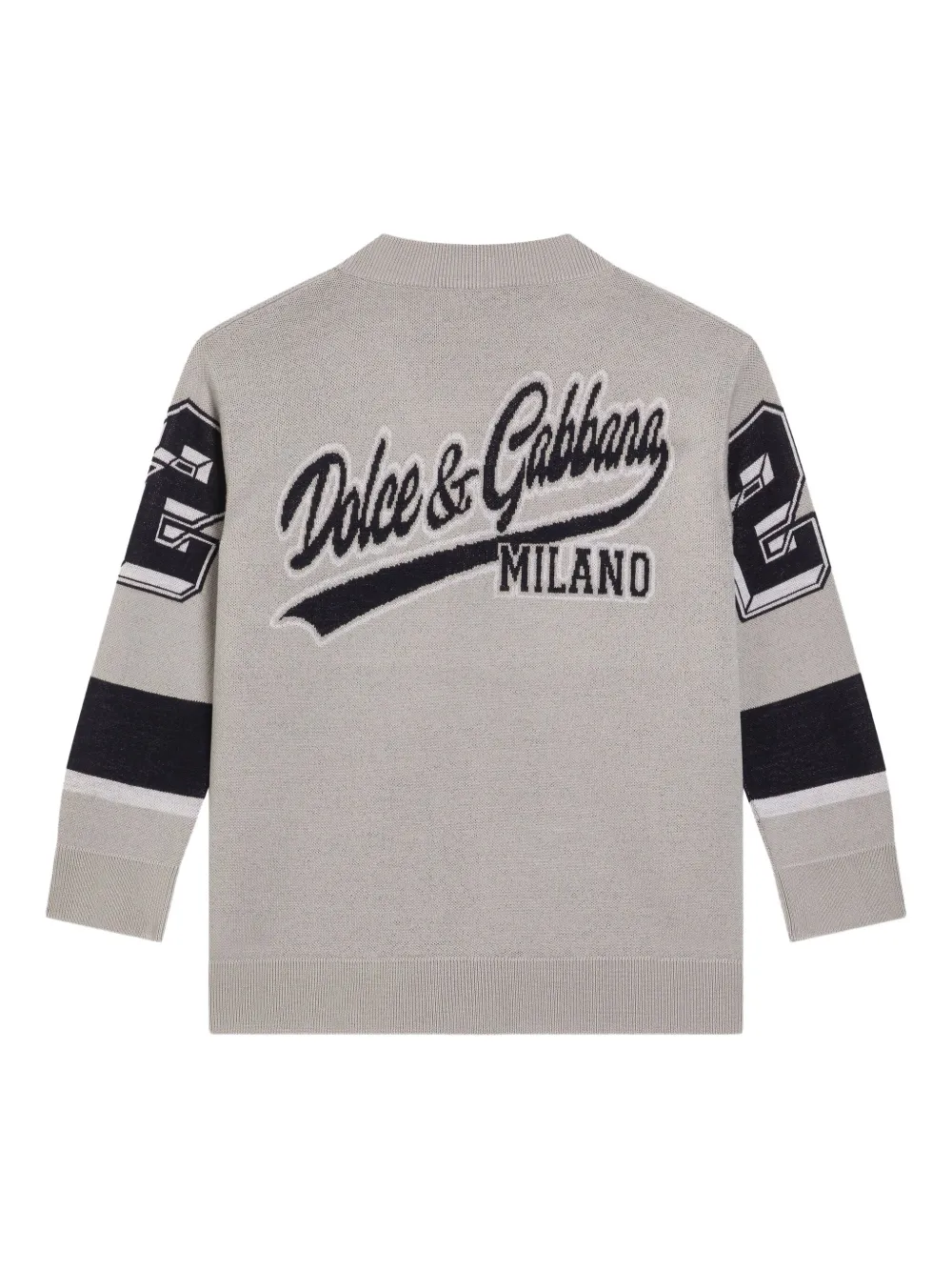 Dolce & Gabbana Kids Vest met logo Grijs