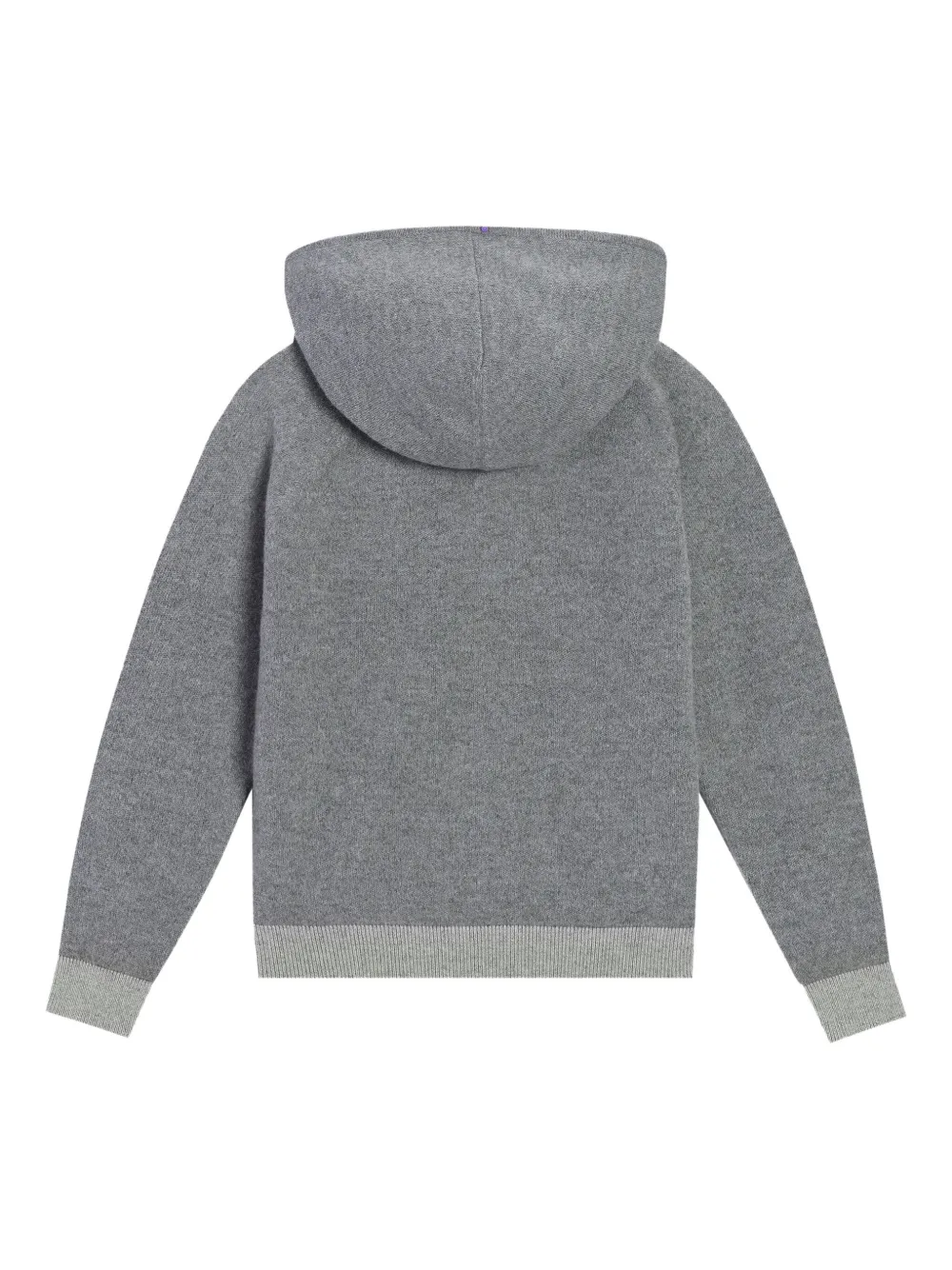 Dolce & Gabbana Kids Wollen hoodie met rits Grijs
