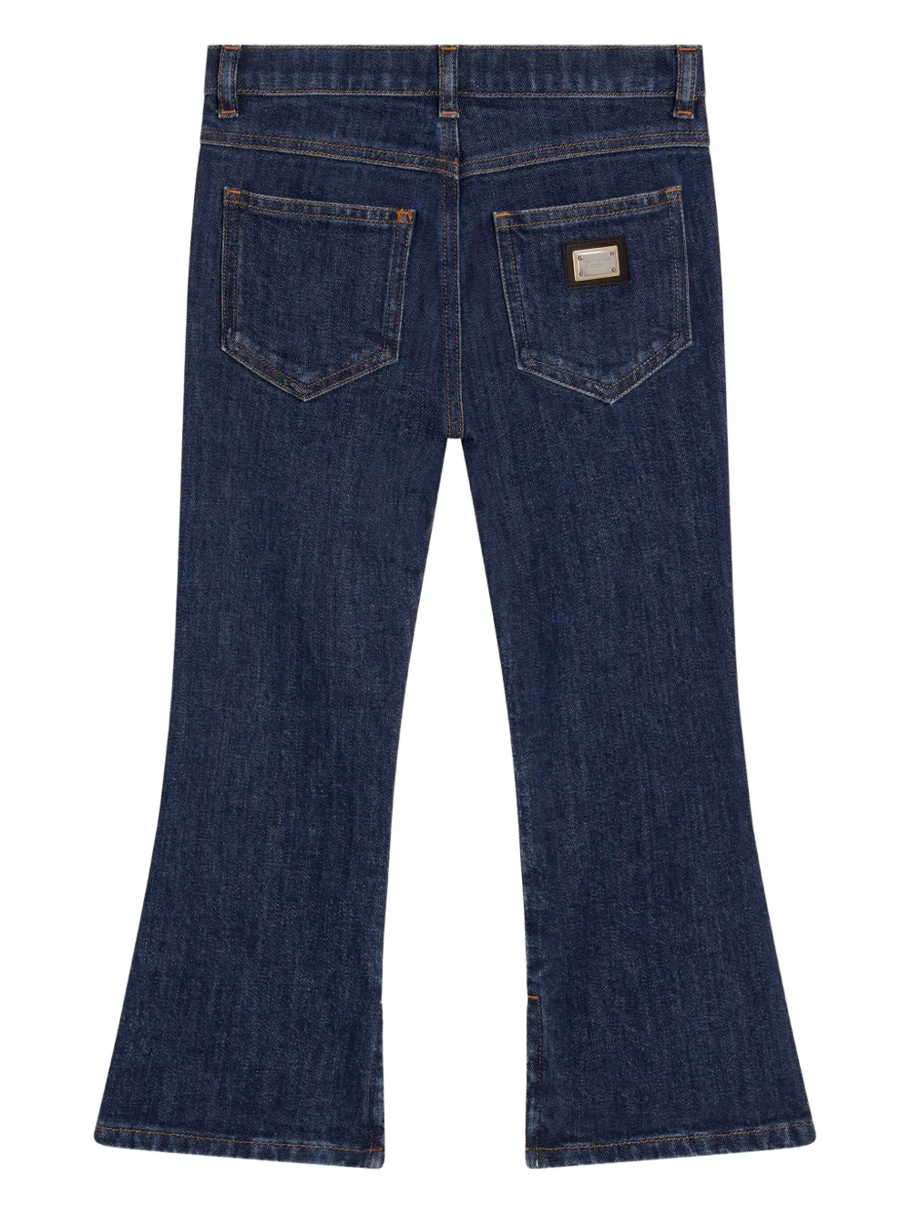 Dolce & Gabbana Kids Flared jeans Blauw