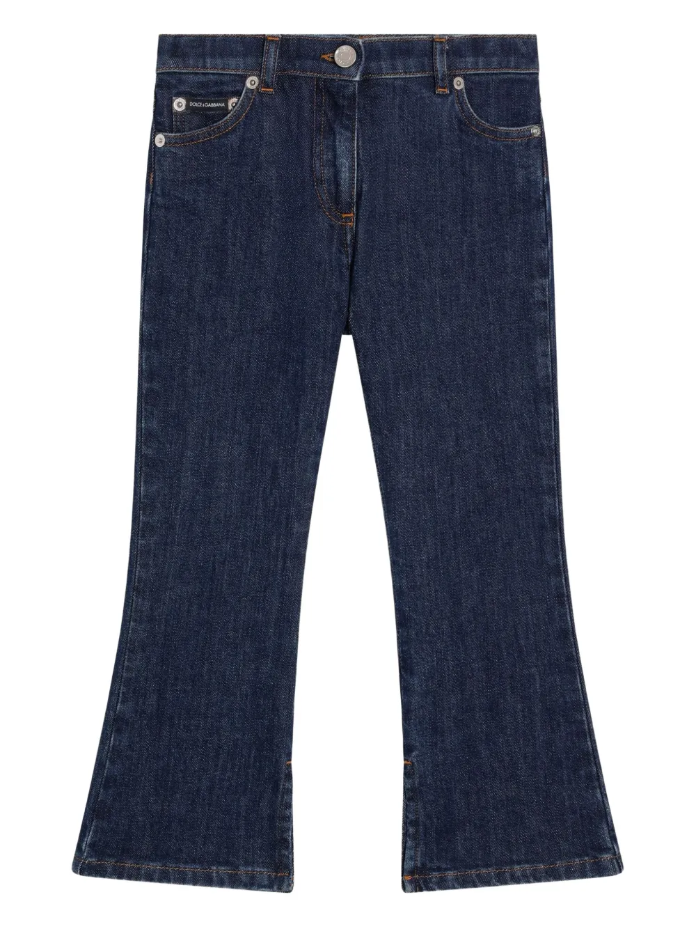 Dolce & Gabbana Kids' Flared Jeans In Blue
