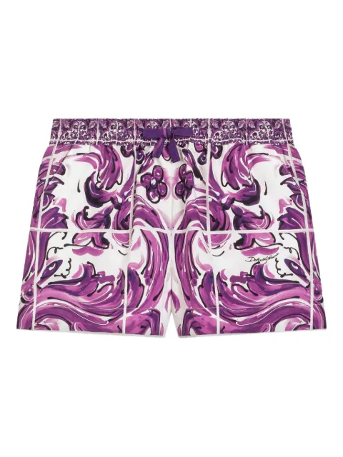 Dolce & Gabbana Kids Majolica-print shorts