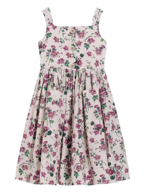 Dolce & Gabbana Kids floral-print buttoned dress
