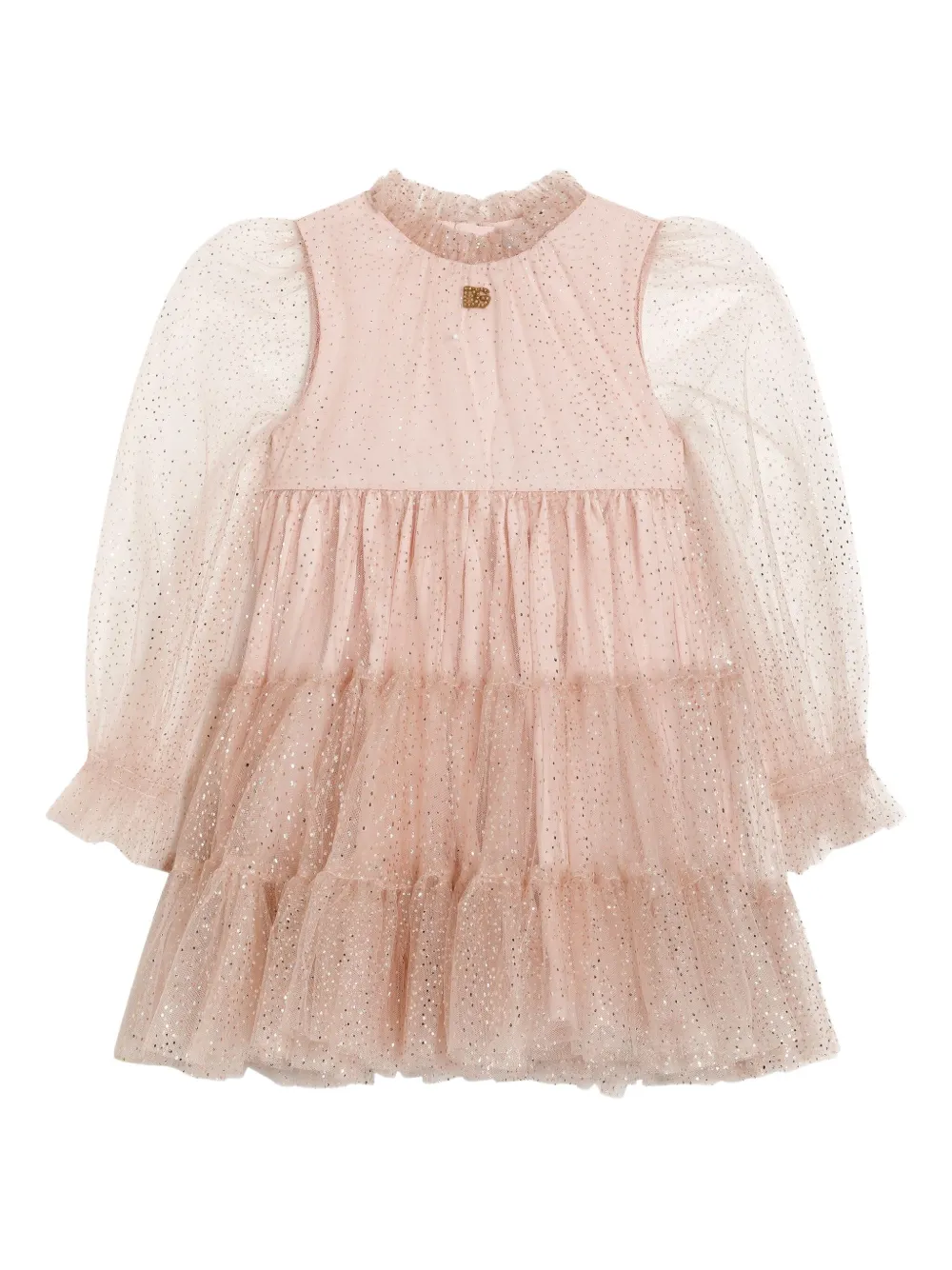 Dolce & Gabbana Kids Tulen jurk Roze