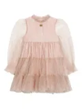 Dolce & Gabbana Kids ruffled tulle dress - Pink