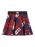Dolce & Gabbana Kids tartan-plaid skirt - Red