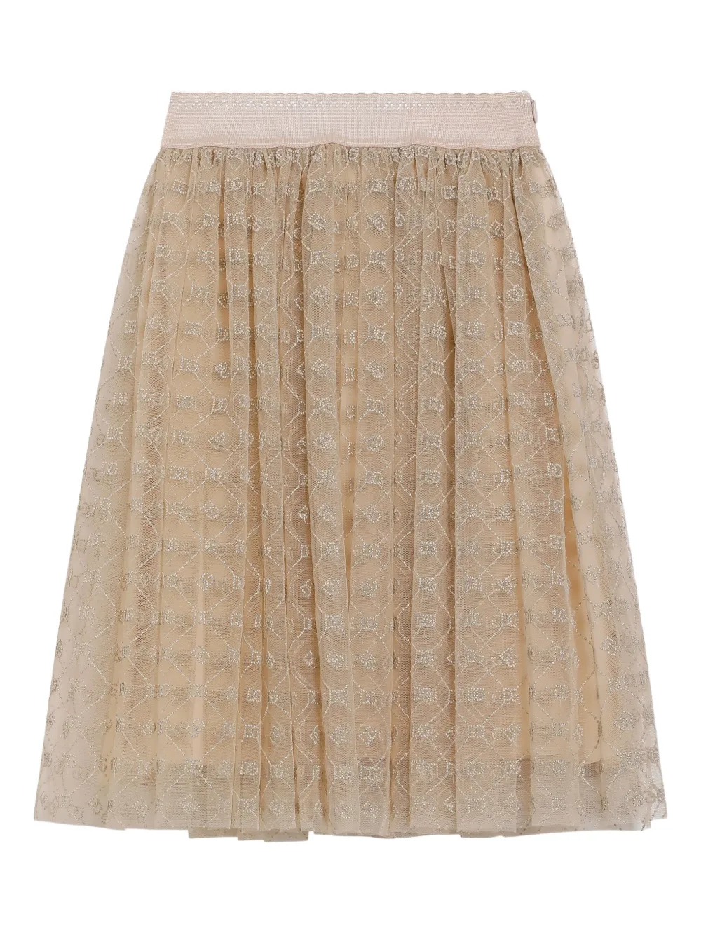 Dolce & Gabbana Kids シルク スカート - ニュートラル Dolce & Gabbana Kids シルク スカート - ニュートラル