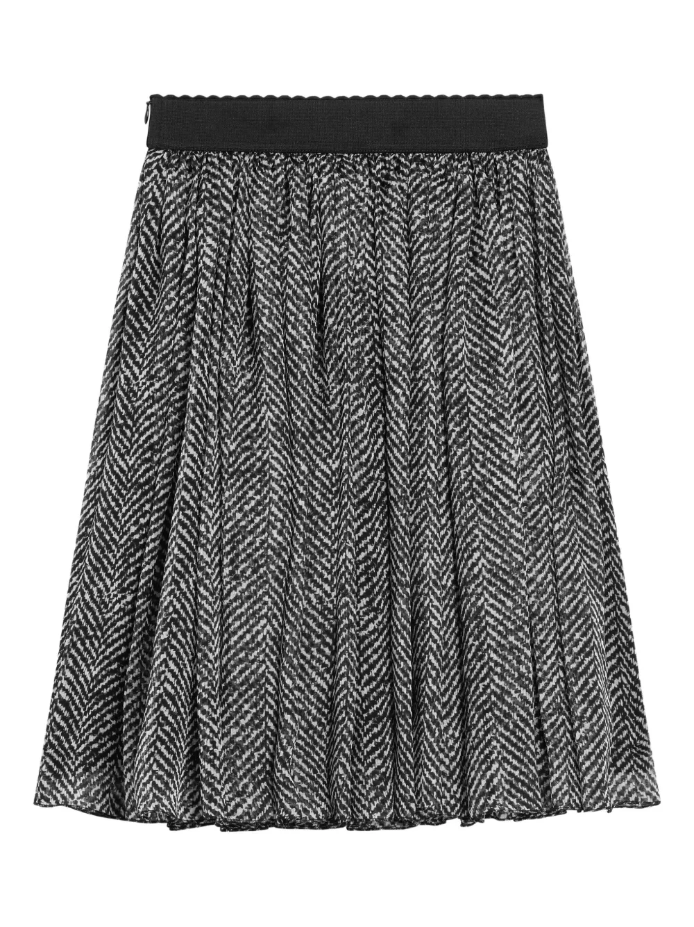 Dolce & Gabbana Kids Plooirok Zwart