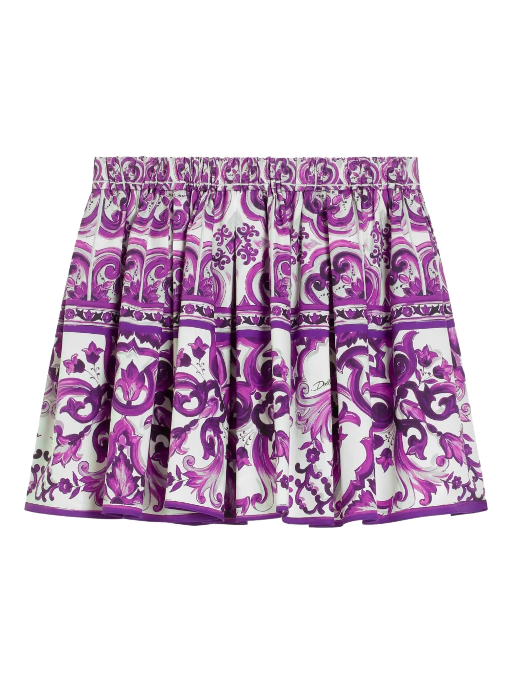 Dolce & Gabbana Kids falda con estampado gráfico | blanco | Image 1