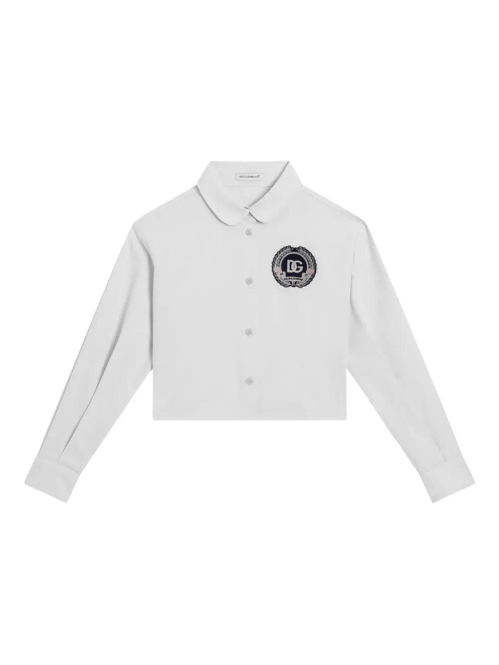 Dolce & Gabbana Kids' Button-up Shirt In White