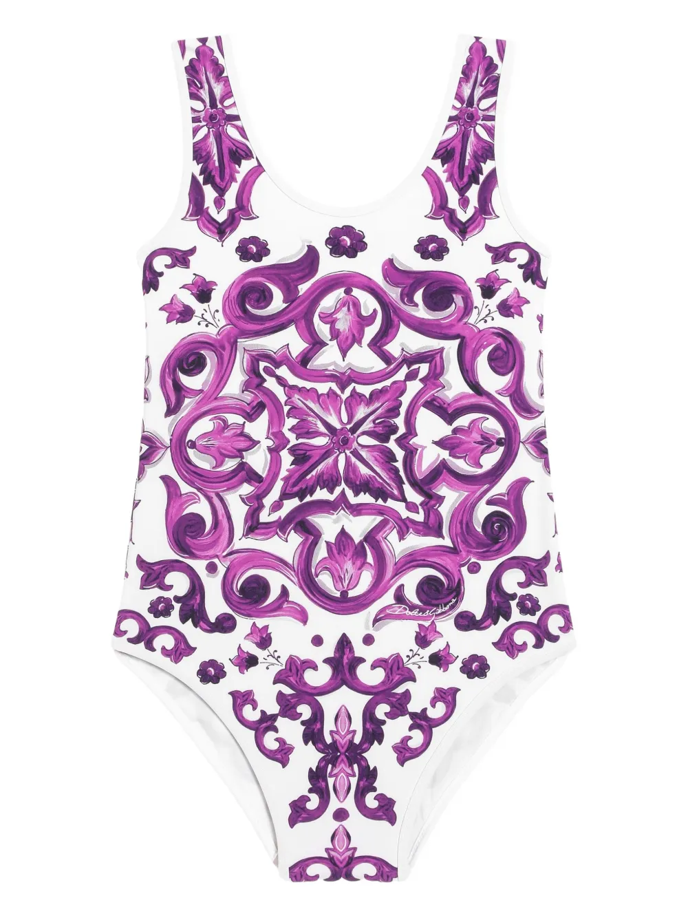 Dolce & Gabbana Kids Badpak met print Wit