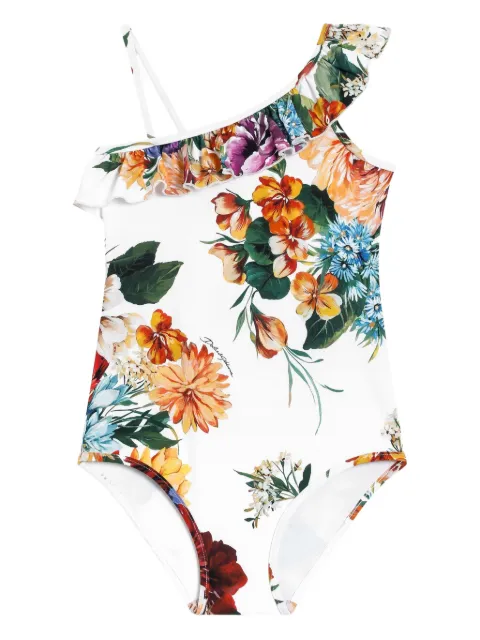 Dolce & Gabbana Kids floral-print swimsuit