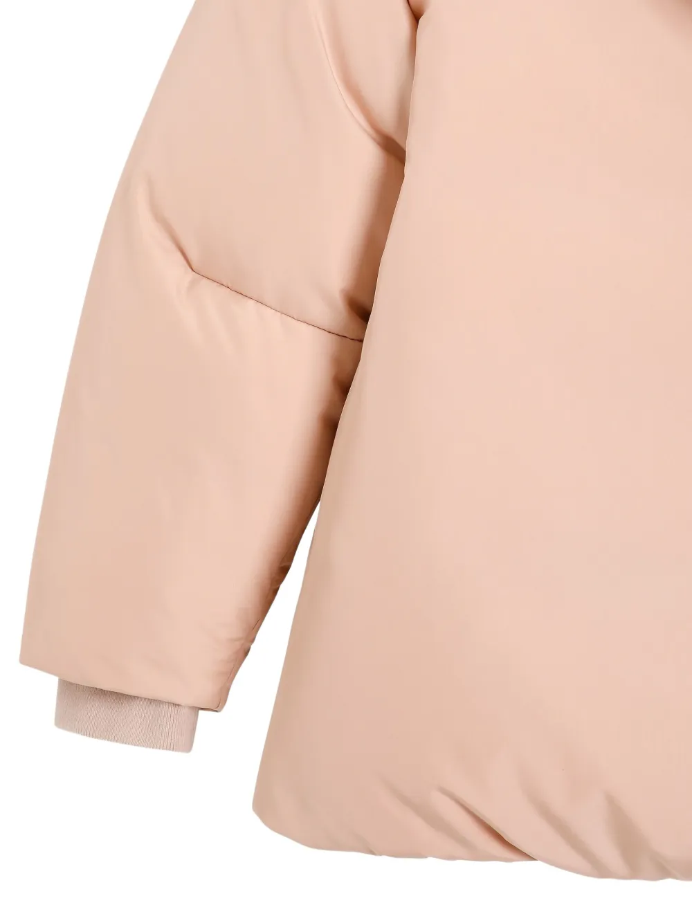 Dolce & Gabbana Kids Gewatteerd jack met capuchon Beige