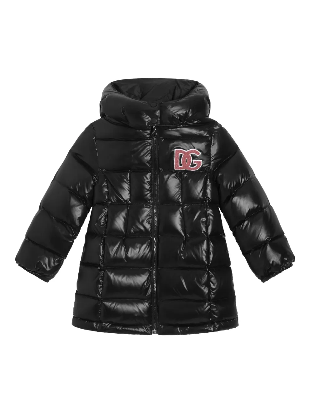 Dolce & Gabbana Kids Gewatteerde jas Zwart