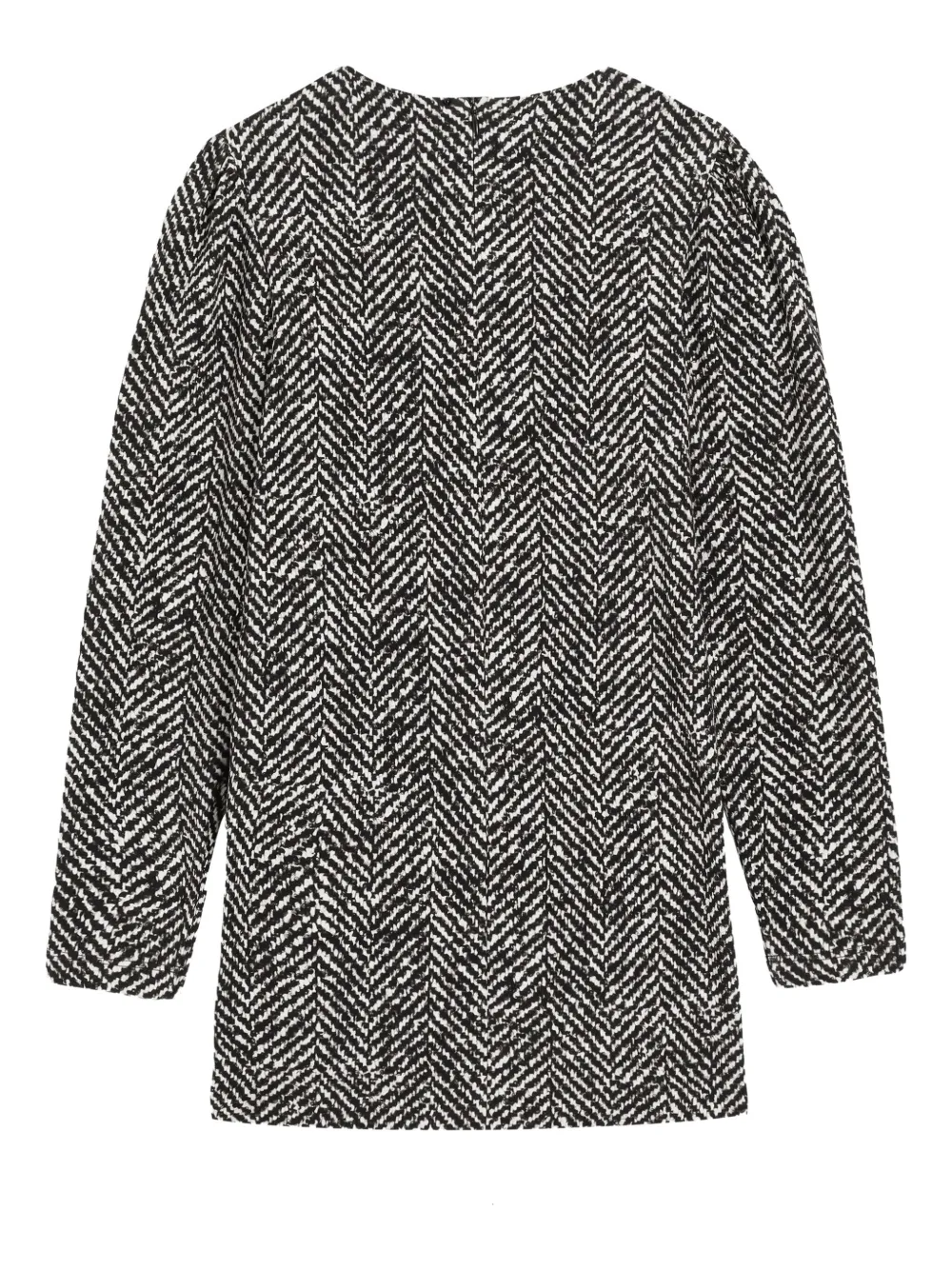 Dolce & Gabbana Kids Jurk met visgraatpatroon Zwart