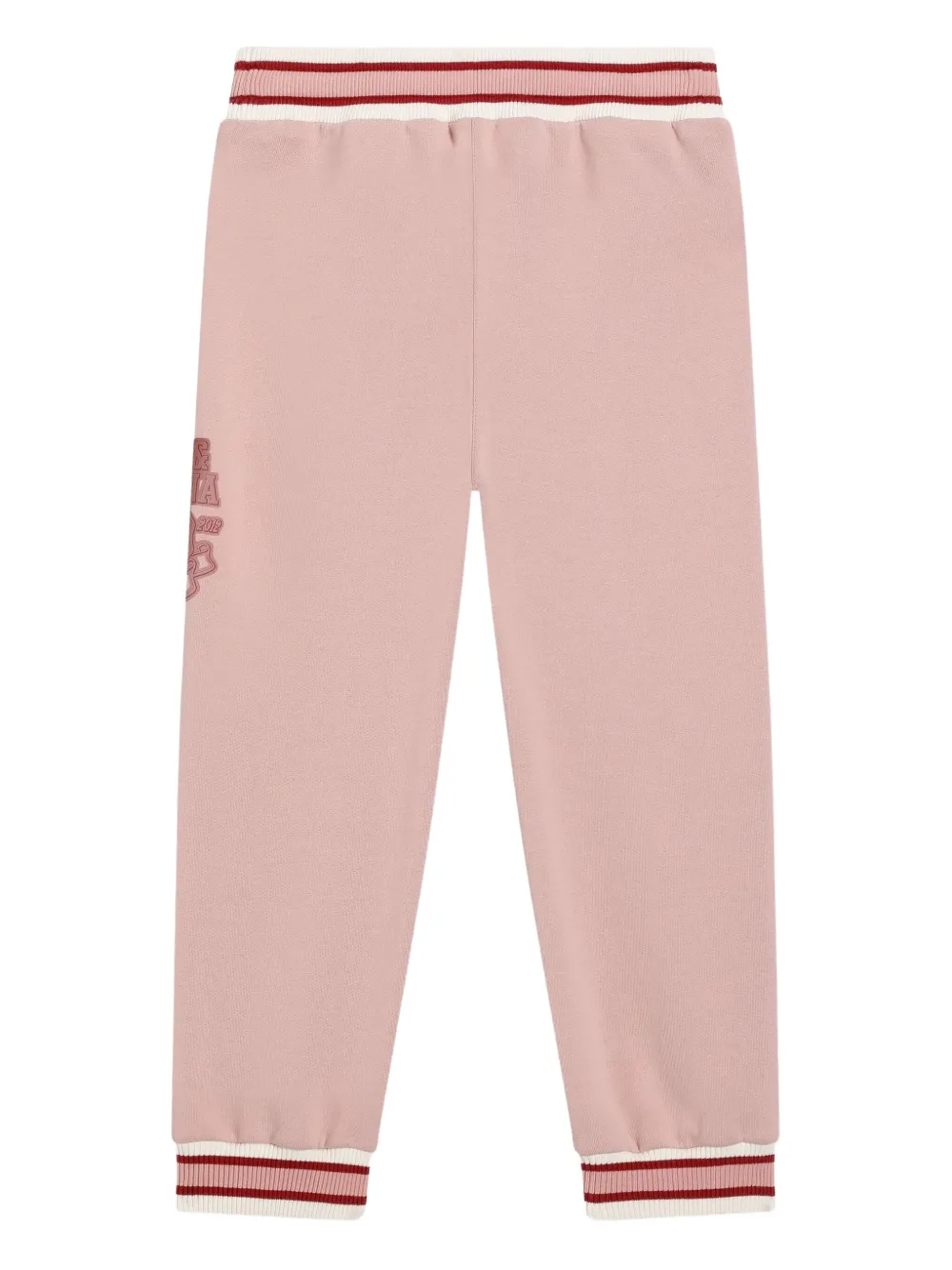 Dolce & Gabbana Kids Trainingsbroek met geborduurd logo Roze