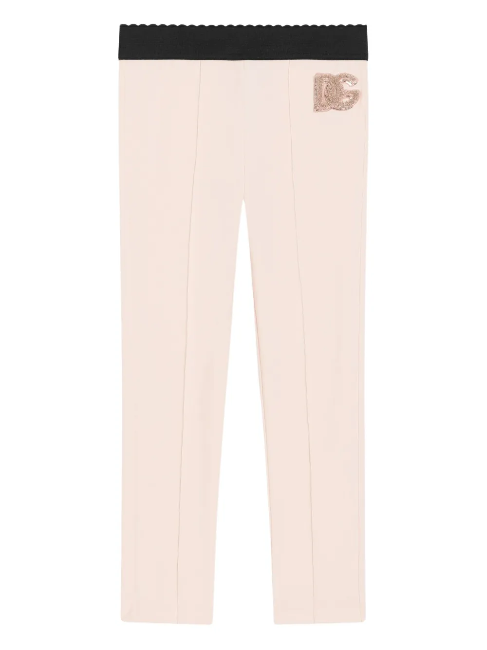 Dolce & Gabbana Kids Leggings con vita elasticizzata - Rosa