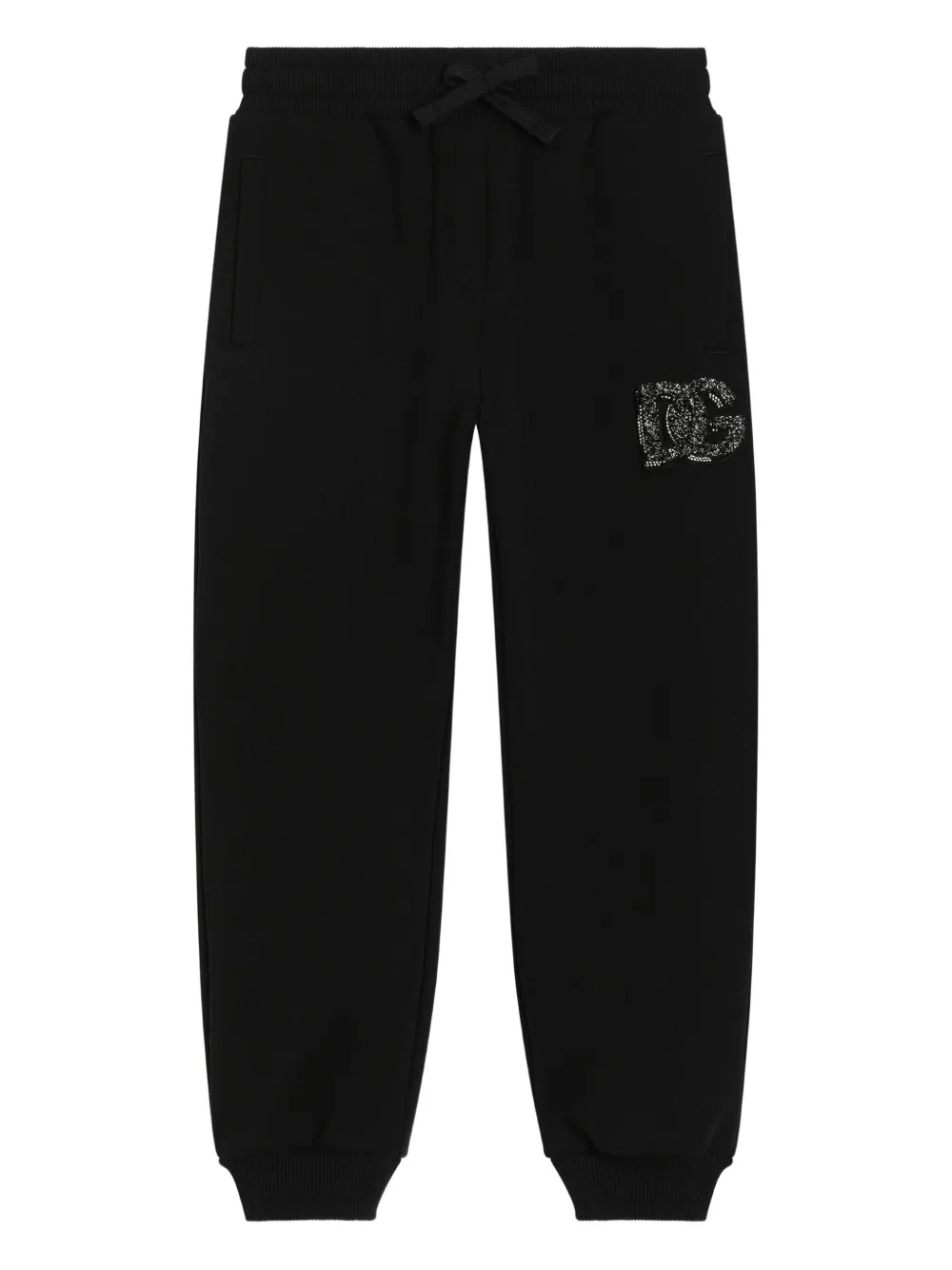 Dolce & Gabbana Kids Trainingsbroek met logo Zwart