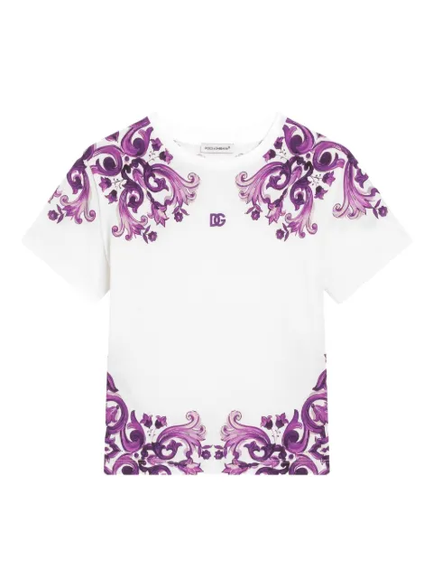 Dolce & Gabbana Kids Majolica-print T-shirt