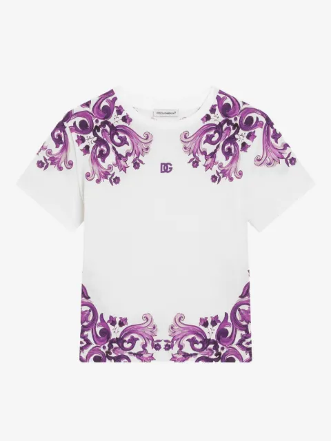 Dolce & Gabbana Kids マジョリカ Tシャツ