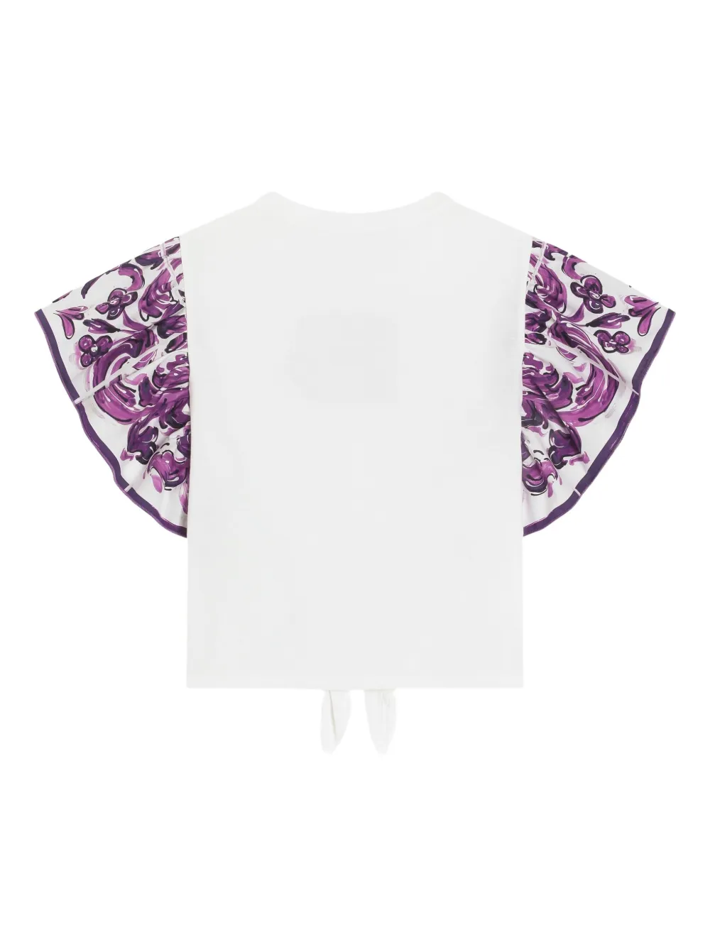 Dolce & Gabbana Kids logo-appliqué cotton t-shirt | Girls T-Shirts | Image 2