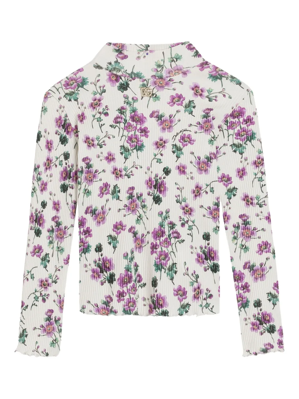 Dolce & Gabbana Kids Top met print Wit
