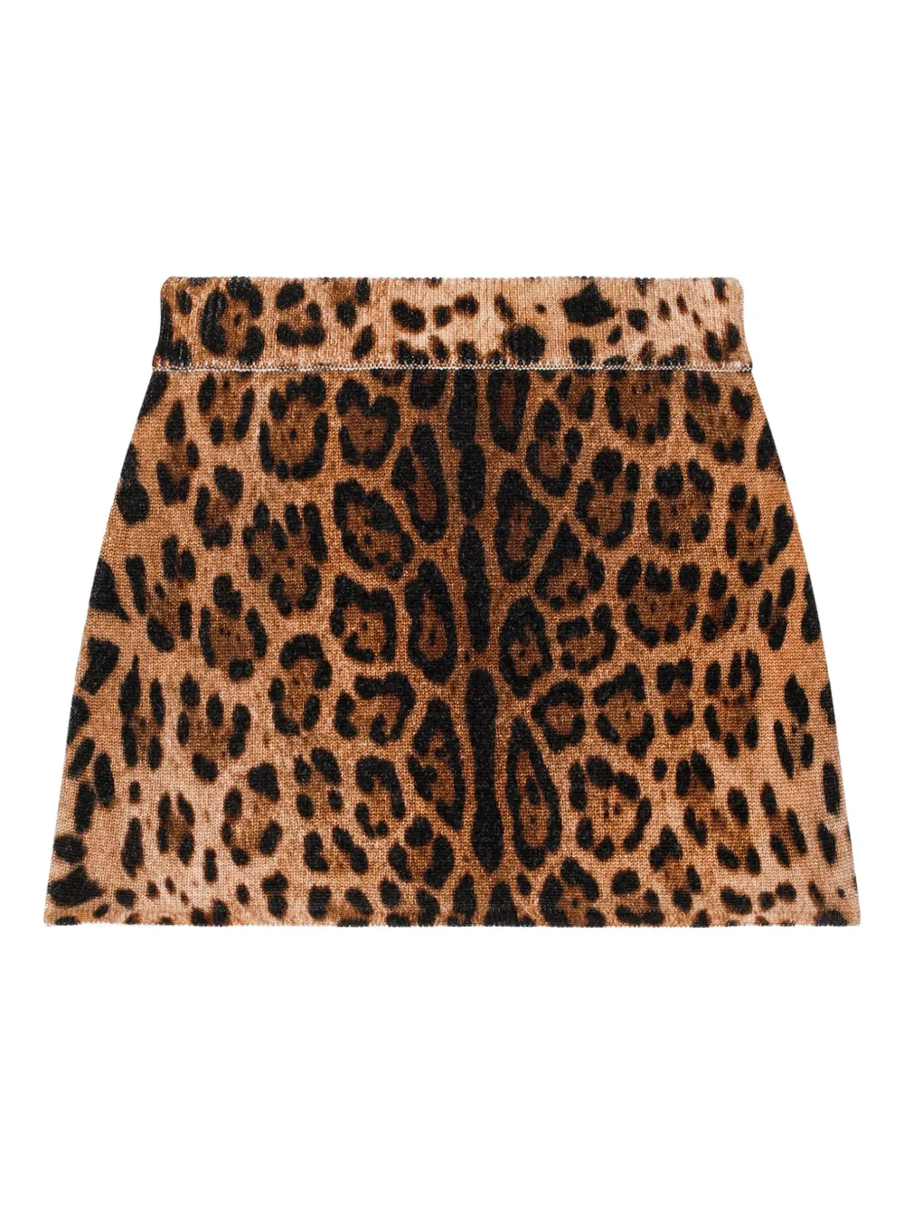 Dolce & Gabbana Kids Rok met luipaardprint Bruin