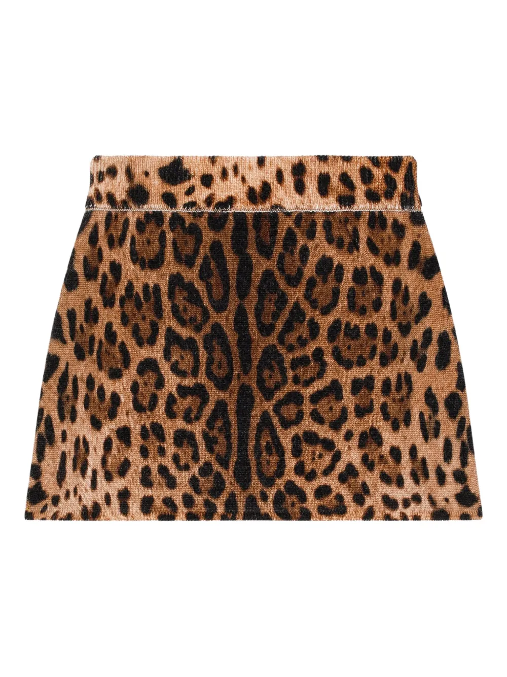 Dolce & Gabbana Kids Rok met luipaardprint Bruin