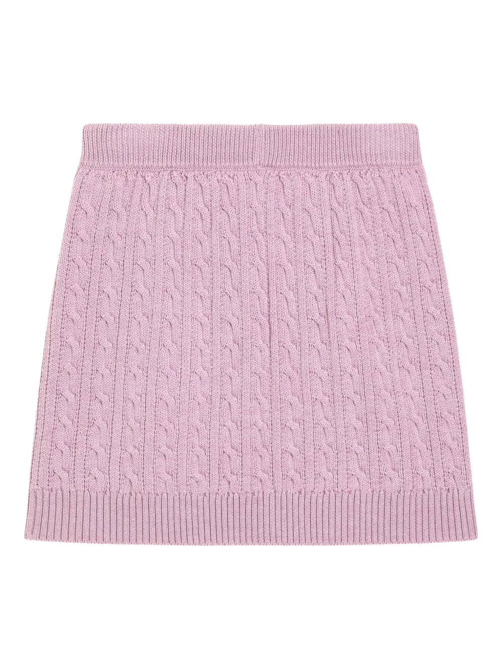 Dolce & Gabbana Kids Kabelgebreide rok Paars