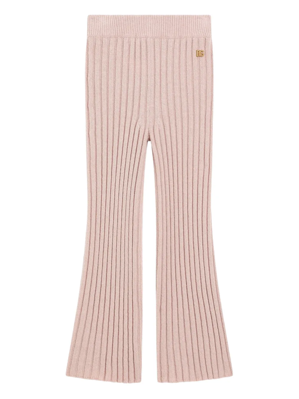 Dolce & Gabbana Kids Flared broek Roze