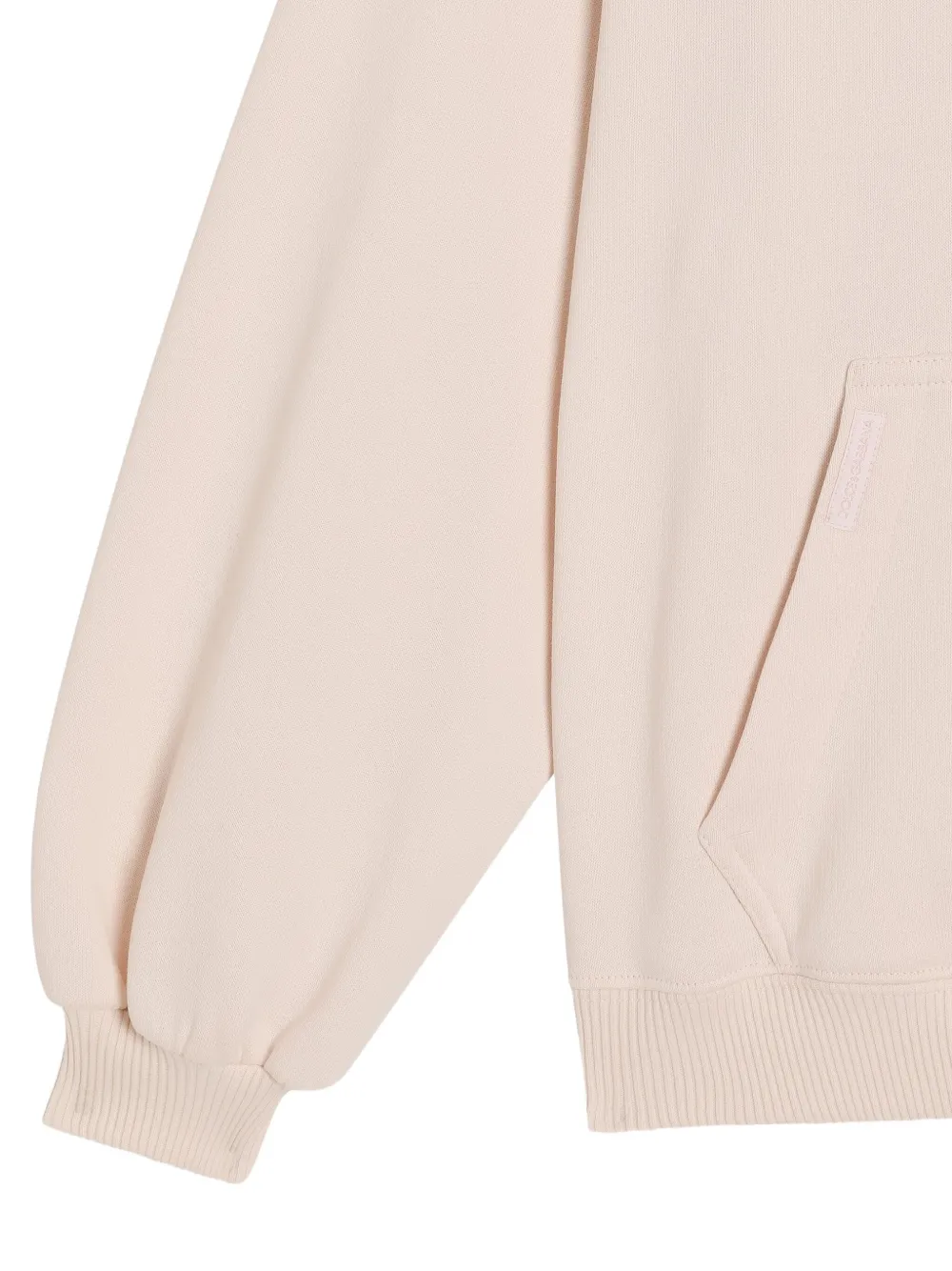 Dolce & Gabbana Kids Hoodie met geborduurd logo Roze