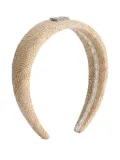 Dolce & Gabbana Kids logo-appliqué headband - Neutrals