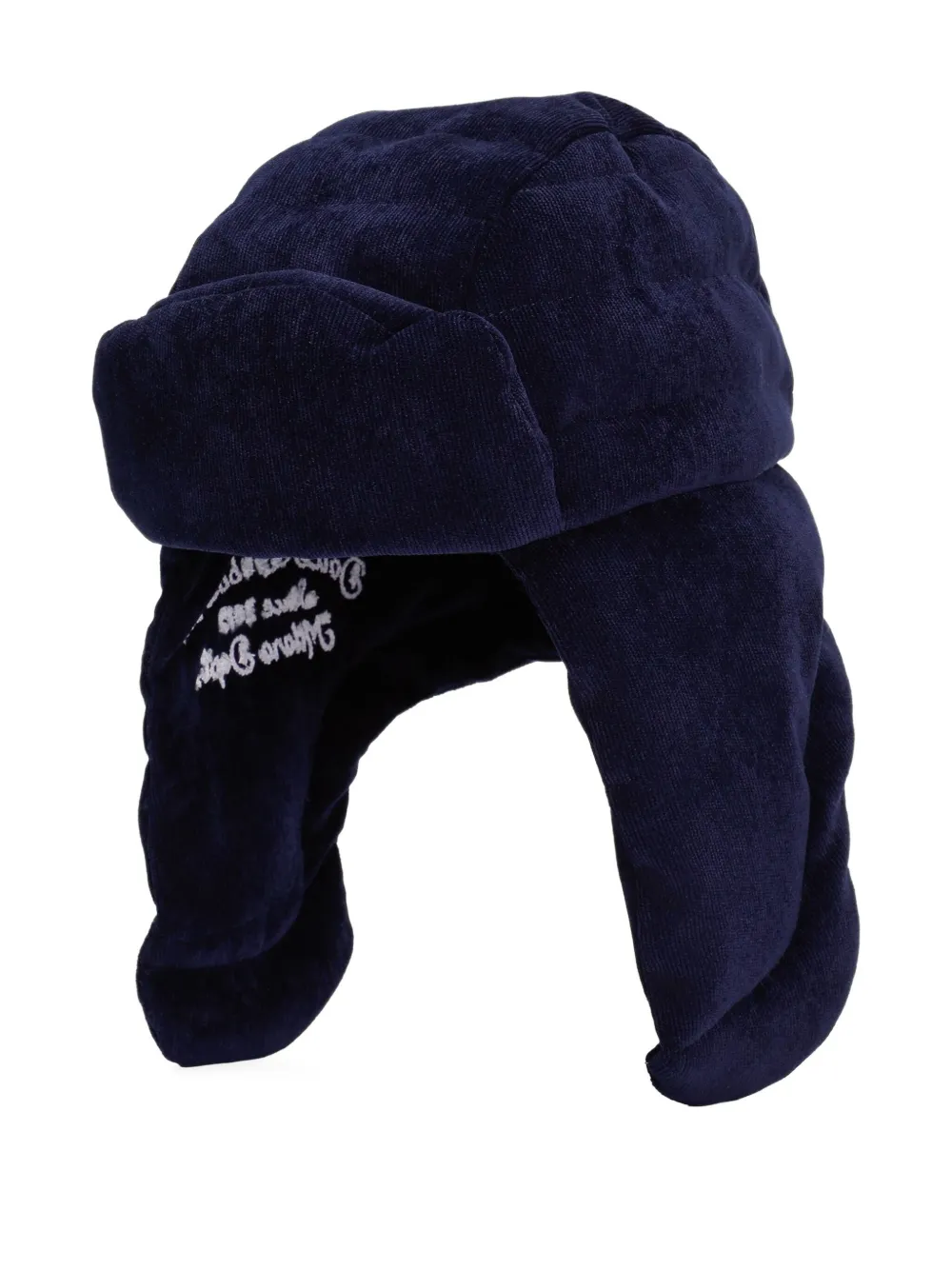 Dolce & Gabbana Kids Hoed met geborduurd logo Blauw