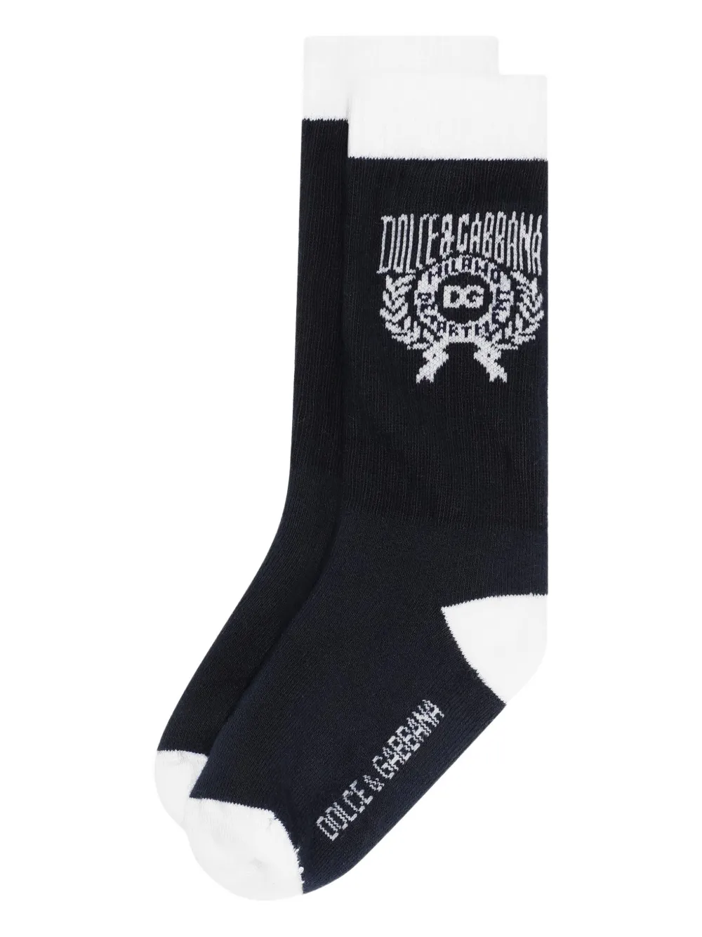 Dolce & Gabbana Kids Sokken verfraaid met logo Blauw