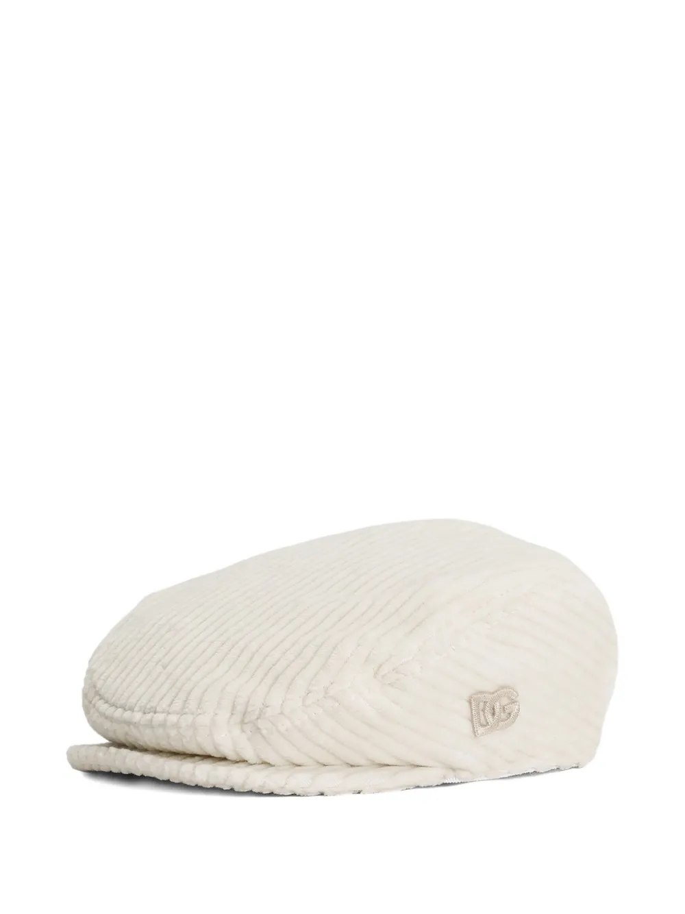 Dolce & Gabbana Kids Ribfluwelen pet Wit