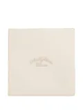 Dolce & Gabbana Kids logo-embroidered polka dot blanket - Neutrals