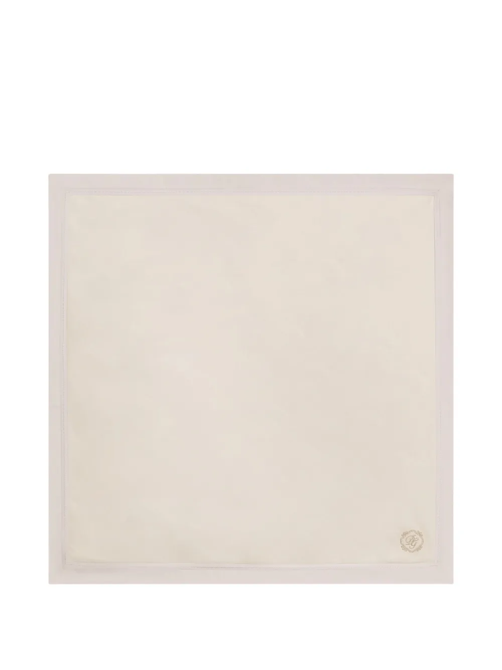 Dolce & Gabbana Kids cotton blanket Beige