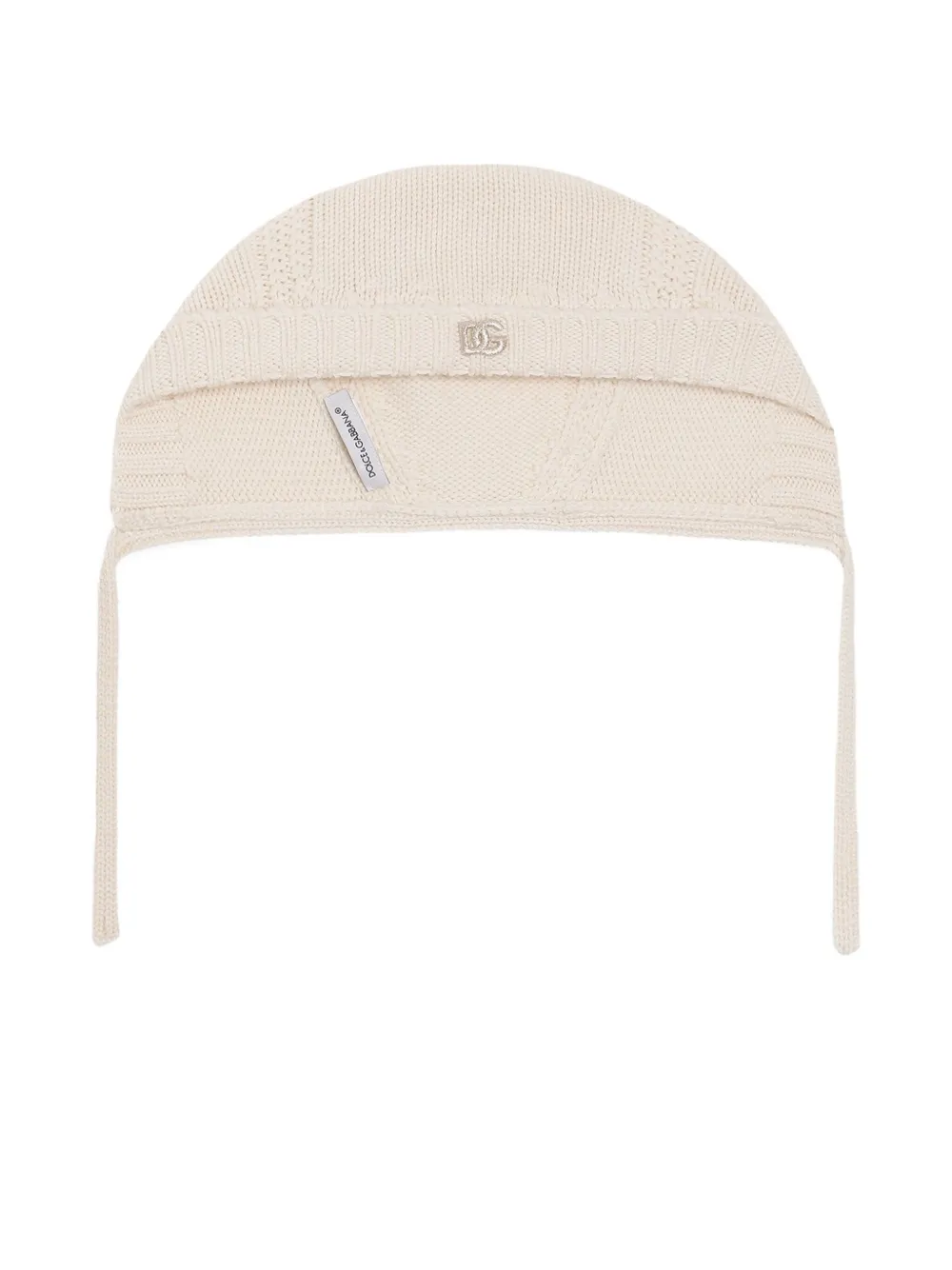Dolce & Gabbana Kids Berretto in maglia - Toni neutri