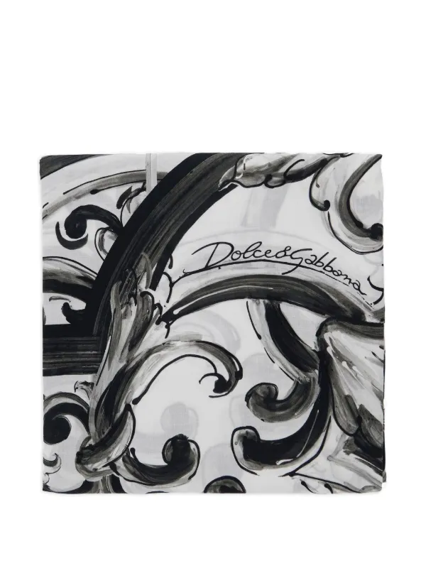 【非売品】　ドルチェアンドガッバーナ　タオル　ドルガバ Dolce & Gabbana バロックプリント ビーチタオル | ブラック | FARFETCH JP