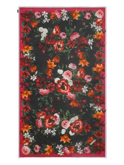 Dolce & Gabbana floral-print beach towel