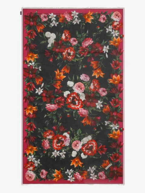 Dolce & Gabbana toalla de playa con estampado floral