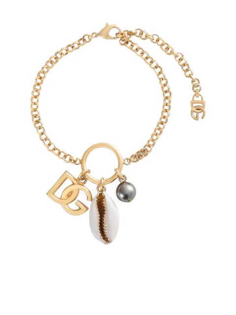 Dolce & Gabbana logo-pendant bracelet