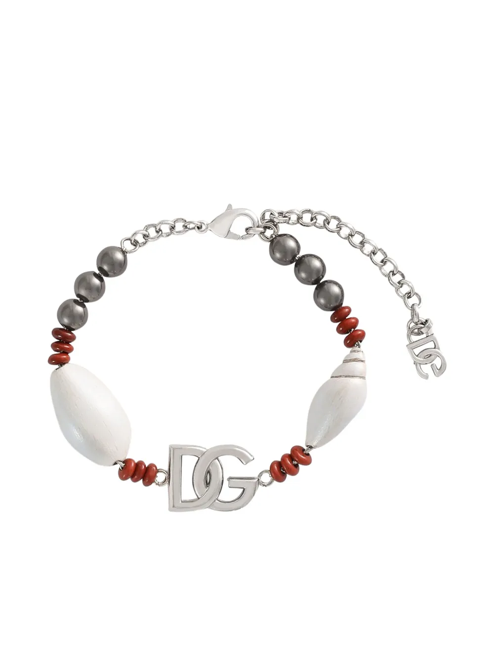 Dolce & Gabbana logo-plaque bracelet | Silver | Image 1