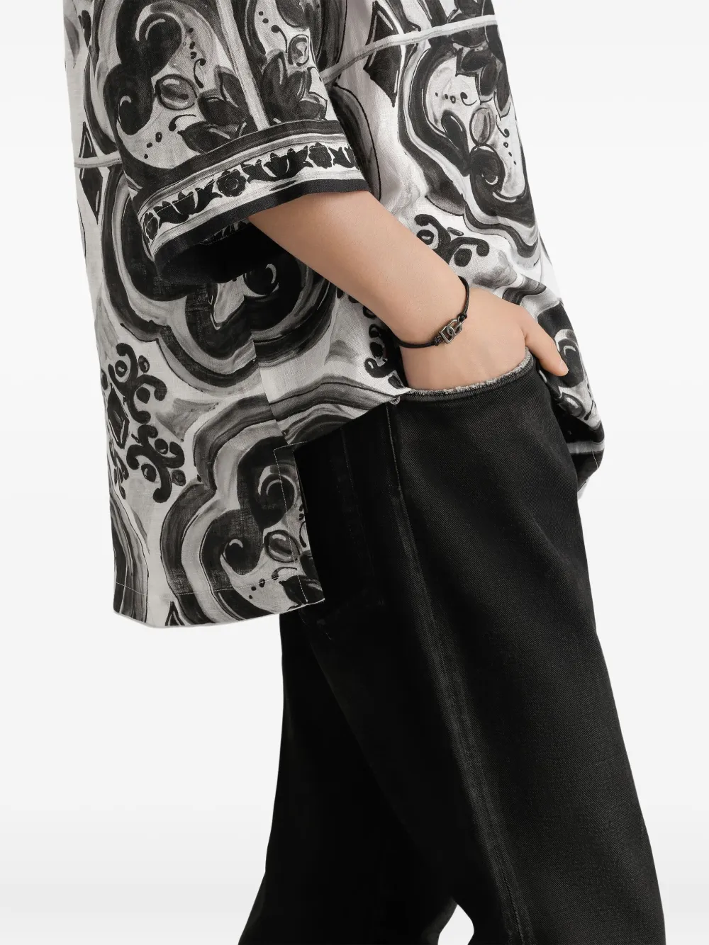 Dolce & Gabbana logo-plaque bracelet | Image 2