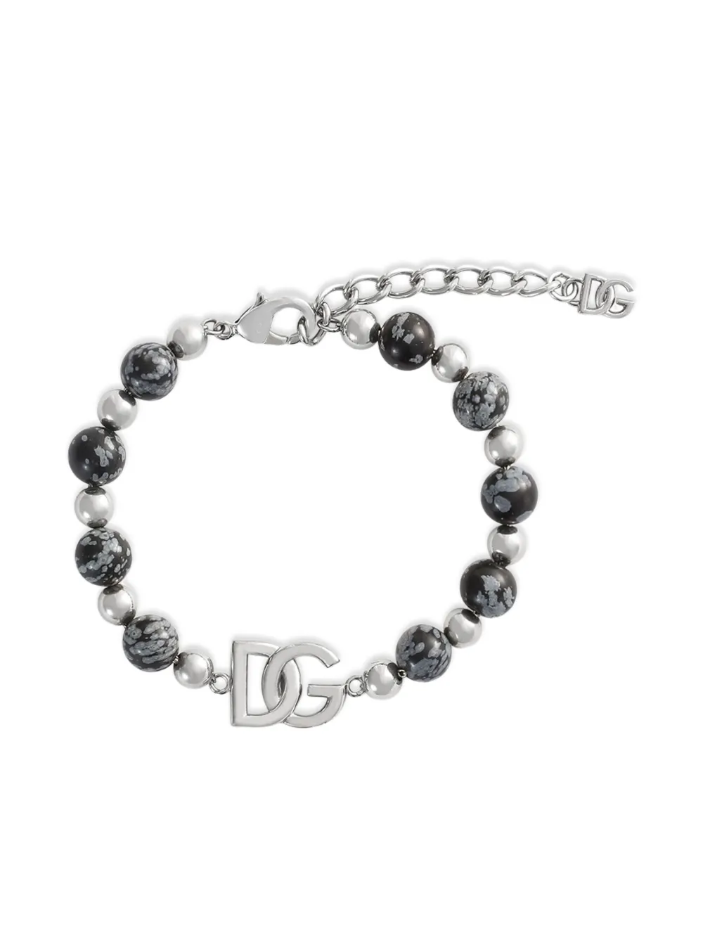 Dolce & Gabbana bead-embellished bracelet | Silver | Image 1