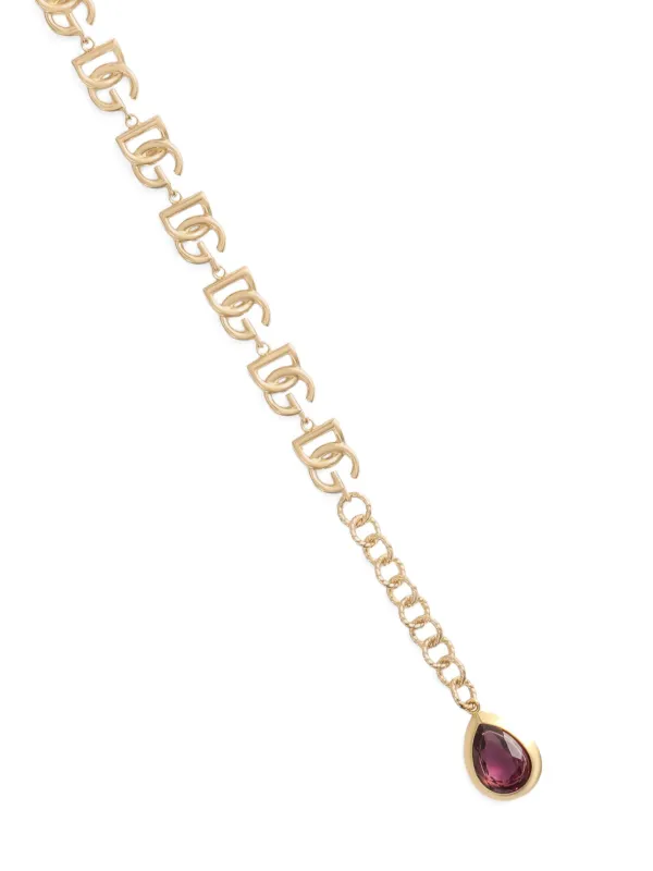 【関税＆送料込み】Dolce & Gabbana Logo Plaque Bracelet Dolce & Gabbana logo-plaque Bracelet | Gold | FARFETCH