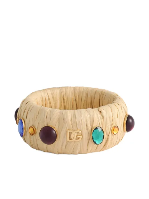 Dolce & Gabbana raffia bracelet